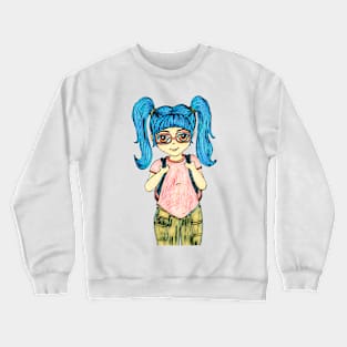 Geek Girl Crewneck Sweatshirt